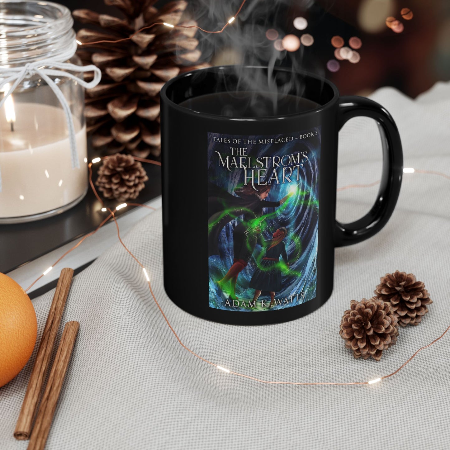 The Maelstrom's Heart - Black Coffee Mug