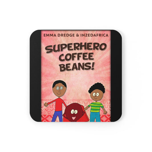 Superhero Coffee Beans! - Corkwood Coaster Set