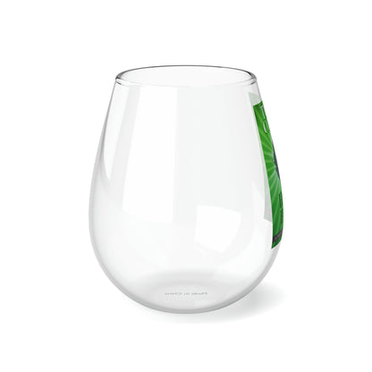 Ha-Ha-Ha-Ha - Stemless Wine Glass, 11.75oz