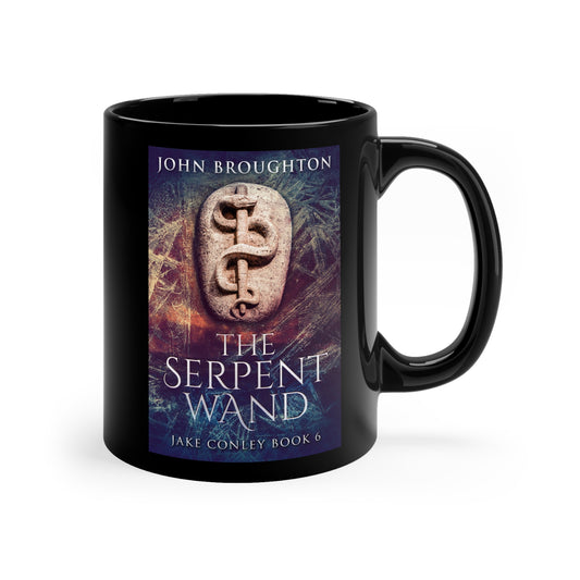 The Serpent Wand - Black Coffee Mug