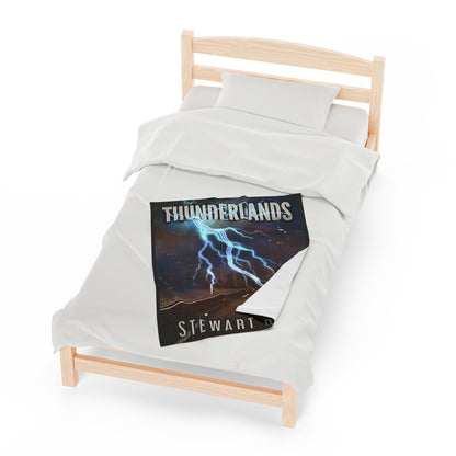 Thunderlands - Velveteen Plush Blanket