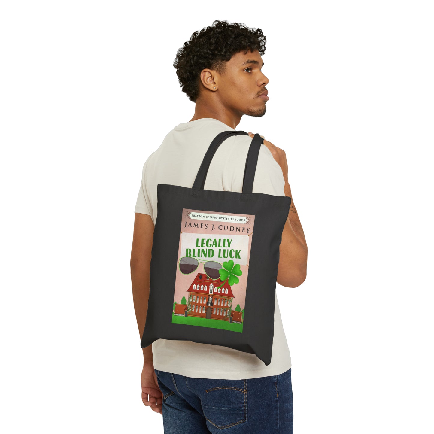 Legally Blind Luck - Cotton Canvas Tote Bag