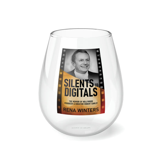 Silents To Digitals - Stemless Wine Glass, 11.75oz