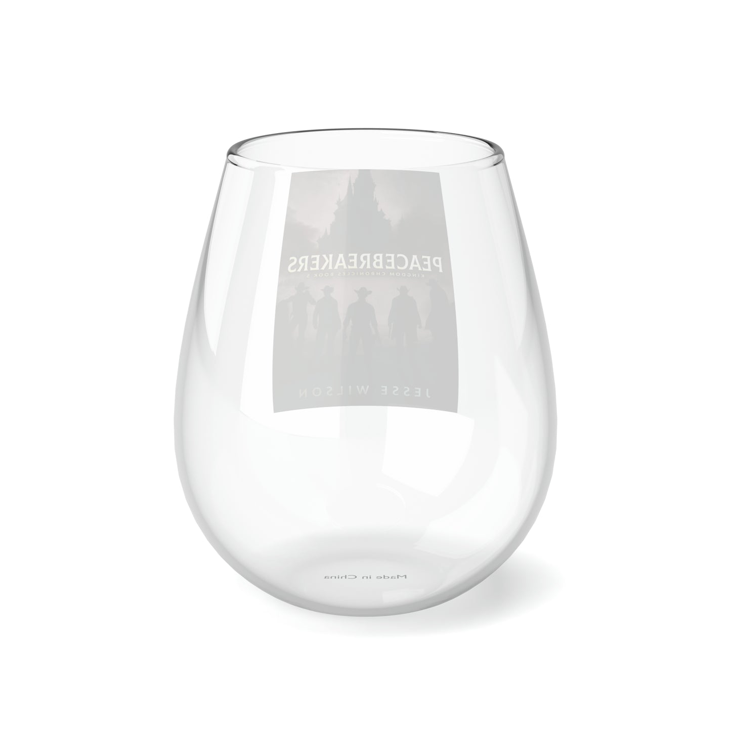 Peacebreakers - Stemless Wine Glass, 11.75oz