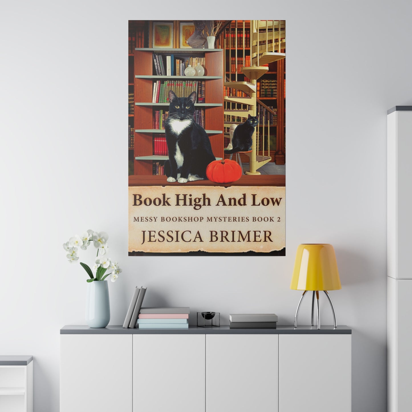 Book High And Low - Canvas
