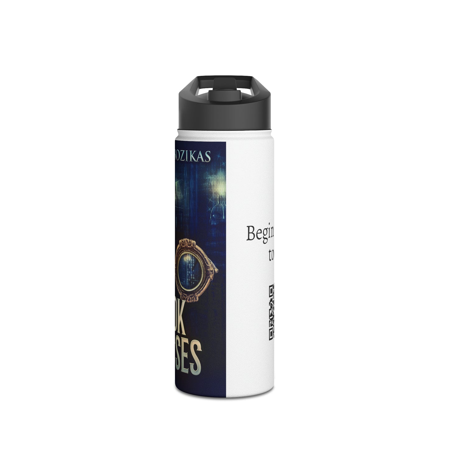 The Book Glasses - Stainless Steel Water Bottle