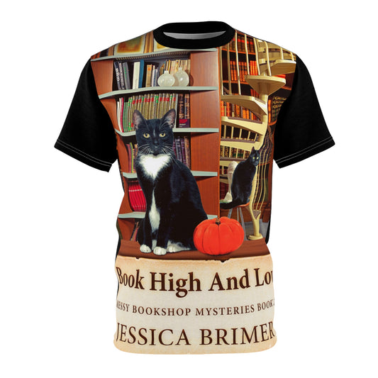 Book High And Low - Unisex All-Over Print Cut & Sew T-Shirt