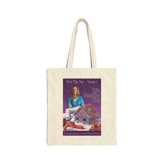 Write Compelling Plots - Cotton Canvas Tote Bag