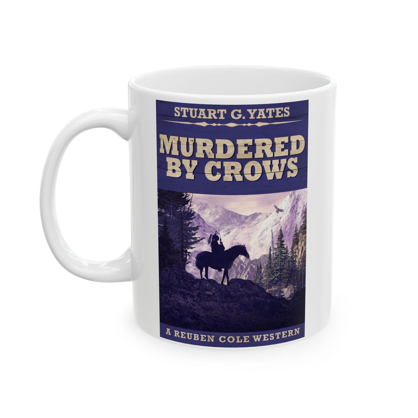 Murdered By Crows - White Coffee Mug