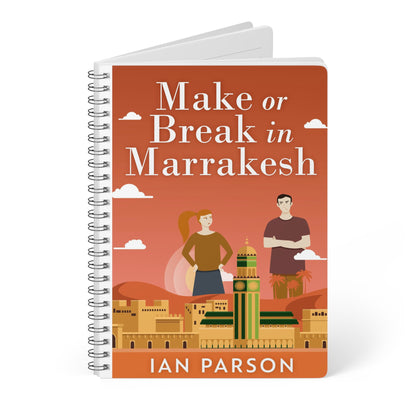 Make Or Break In Marrakesh - A5 Wirebound Notebook