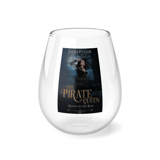 Queen of the Seas - Stemless Wine Glass, 11.75oz