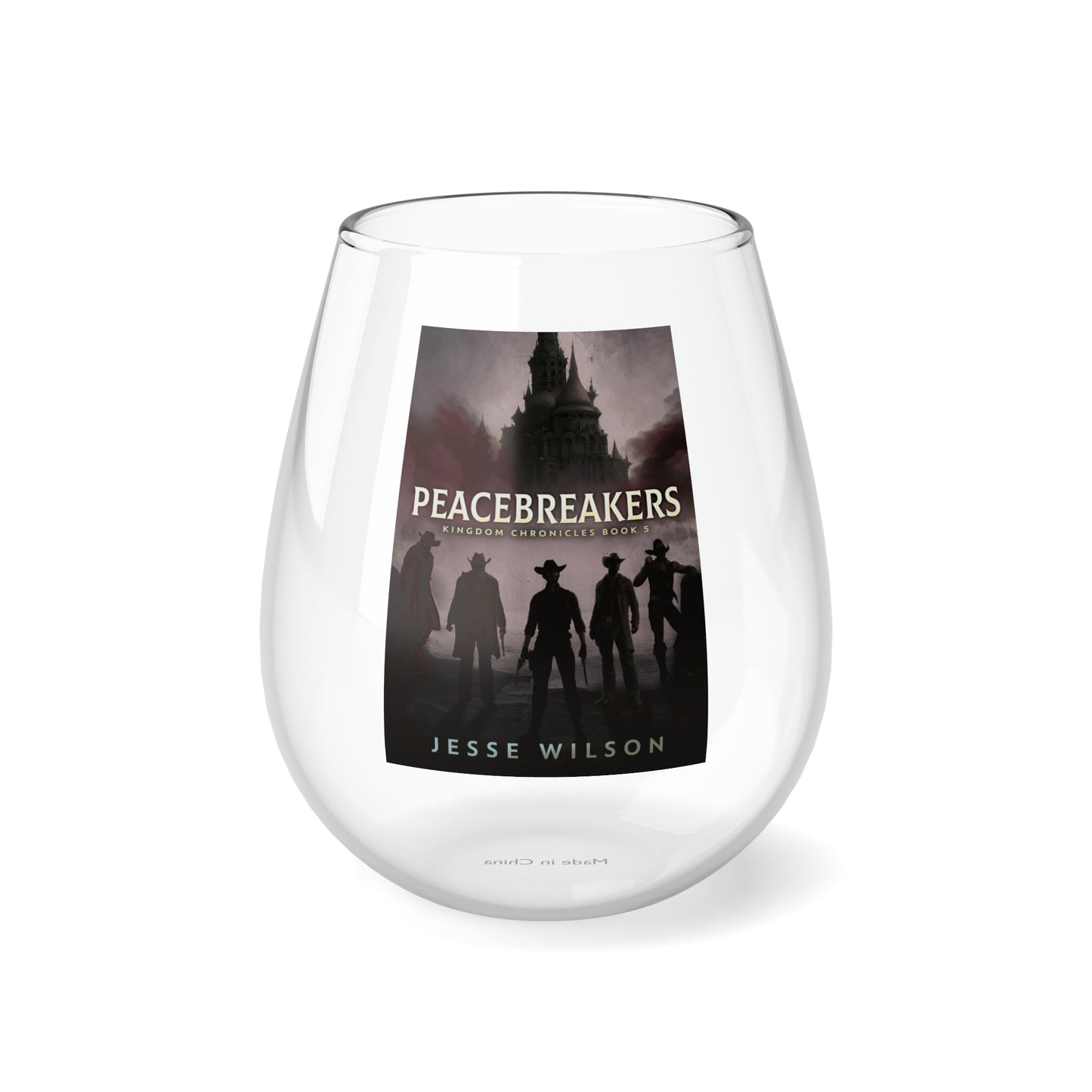 Peacebreakers - Stemless Wine Glass, 11.75oz