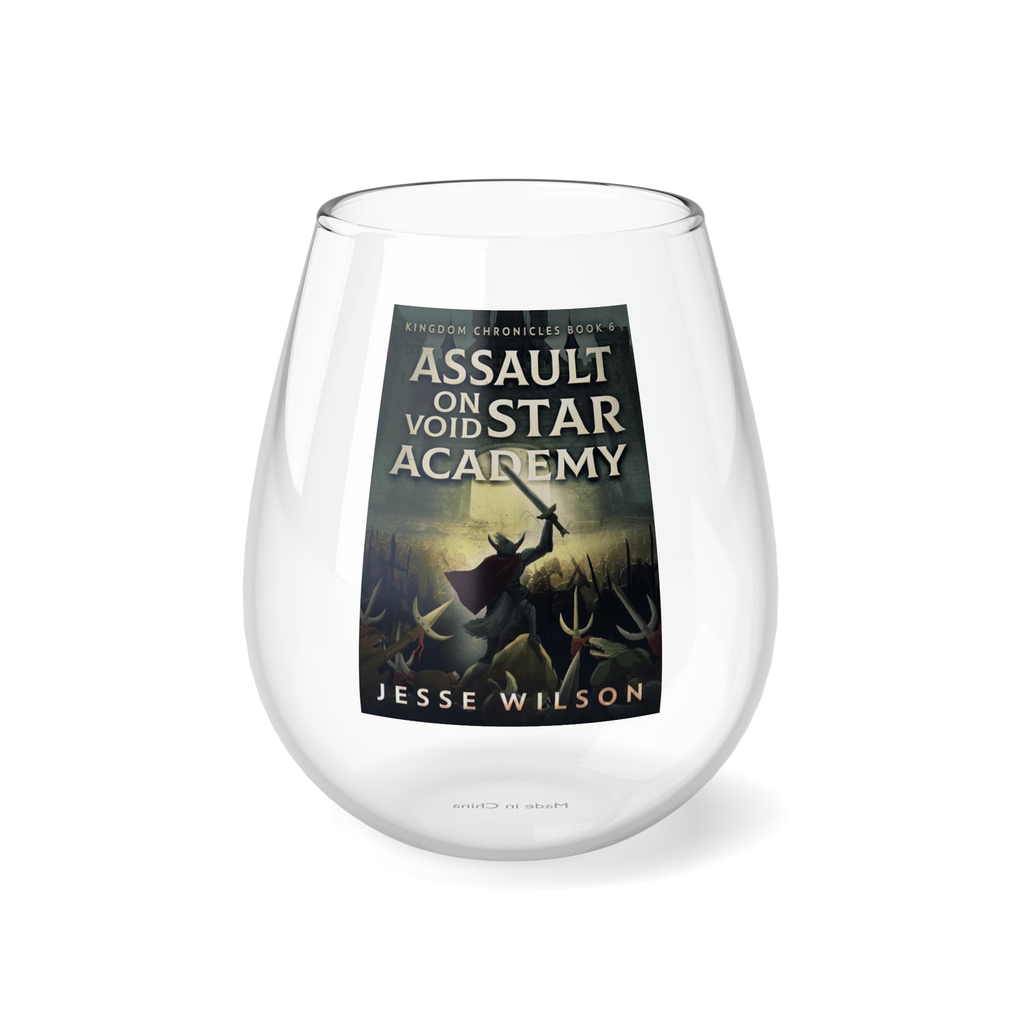 Assault On Void Star Academy - Stemless Wine Glass, 11.75oz