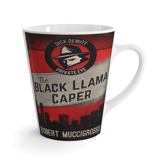 The Black Llama Caper - Latte Mug
