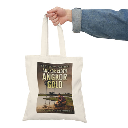 Angkor Cloth, Angkor Gold - Natural Tote Bag