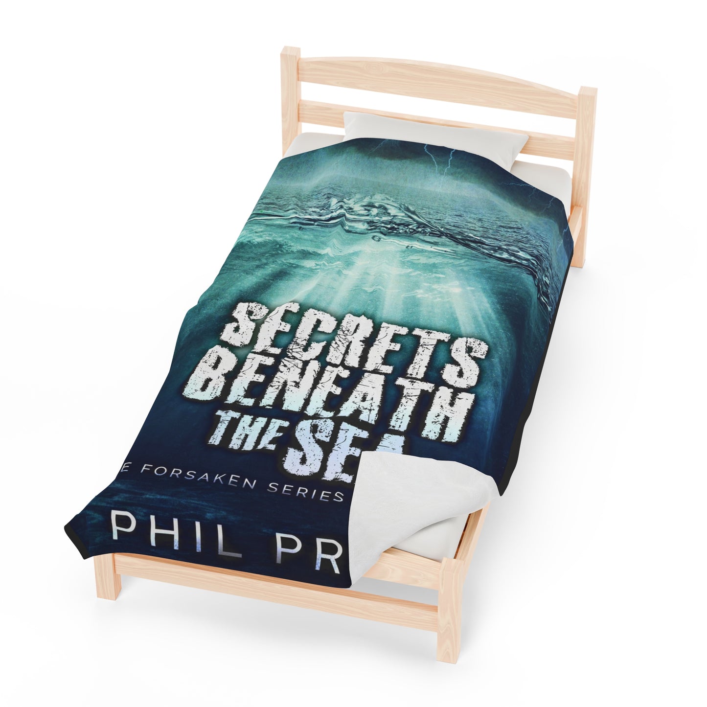 Secrets Beneath The Sea - Velveteen Plush Blanket