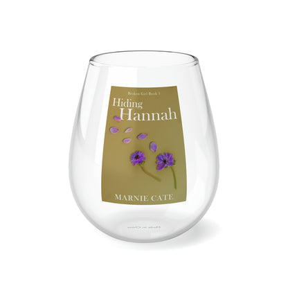 Hiding Hannah - Stemless Wine Glass, 11.75oz