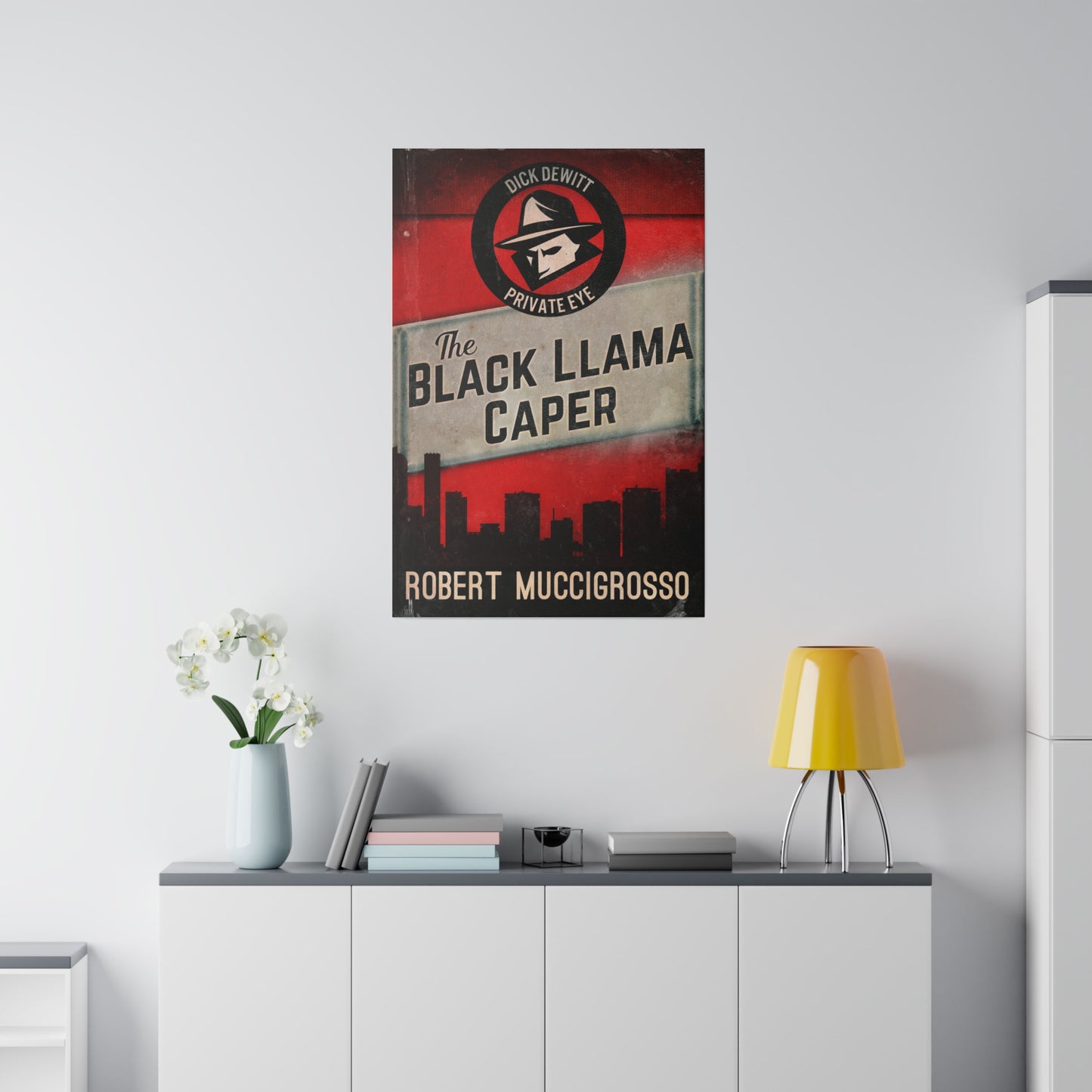 The Black Llama Caper - Canvas