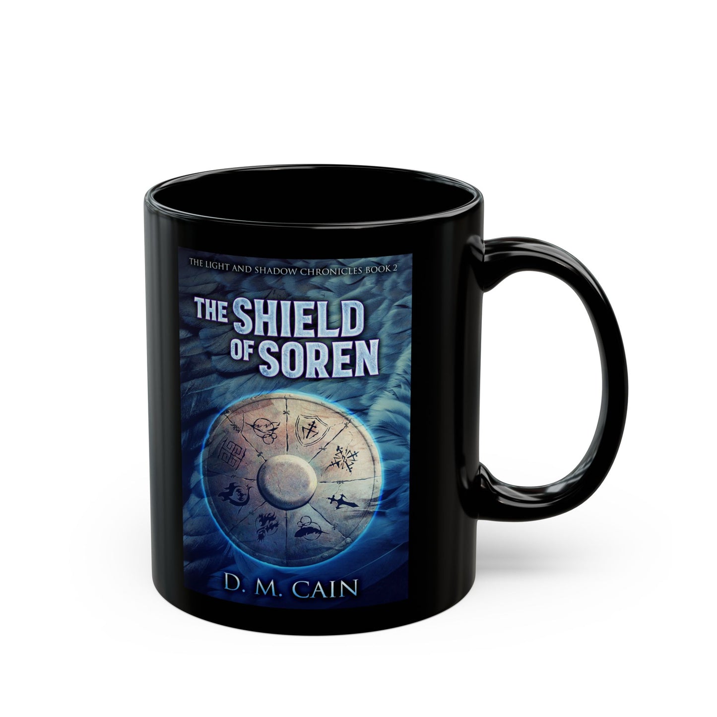 The Shield of Soren - Black Coffee Mug