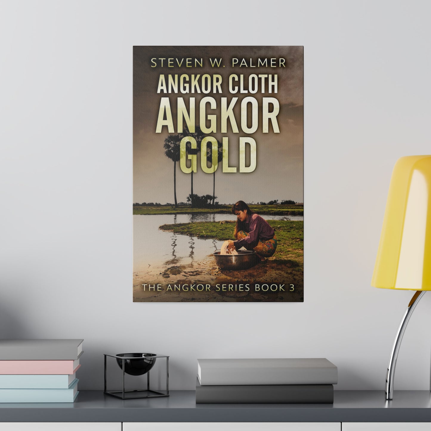Angkor Cloth, Angkor Gold - Canvas