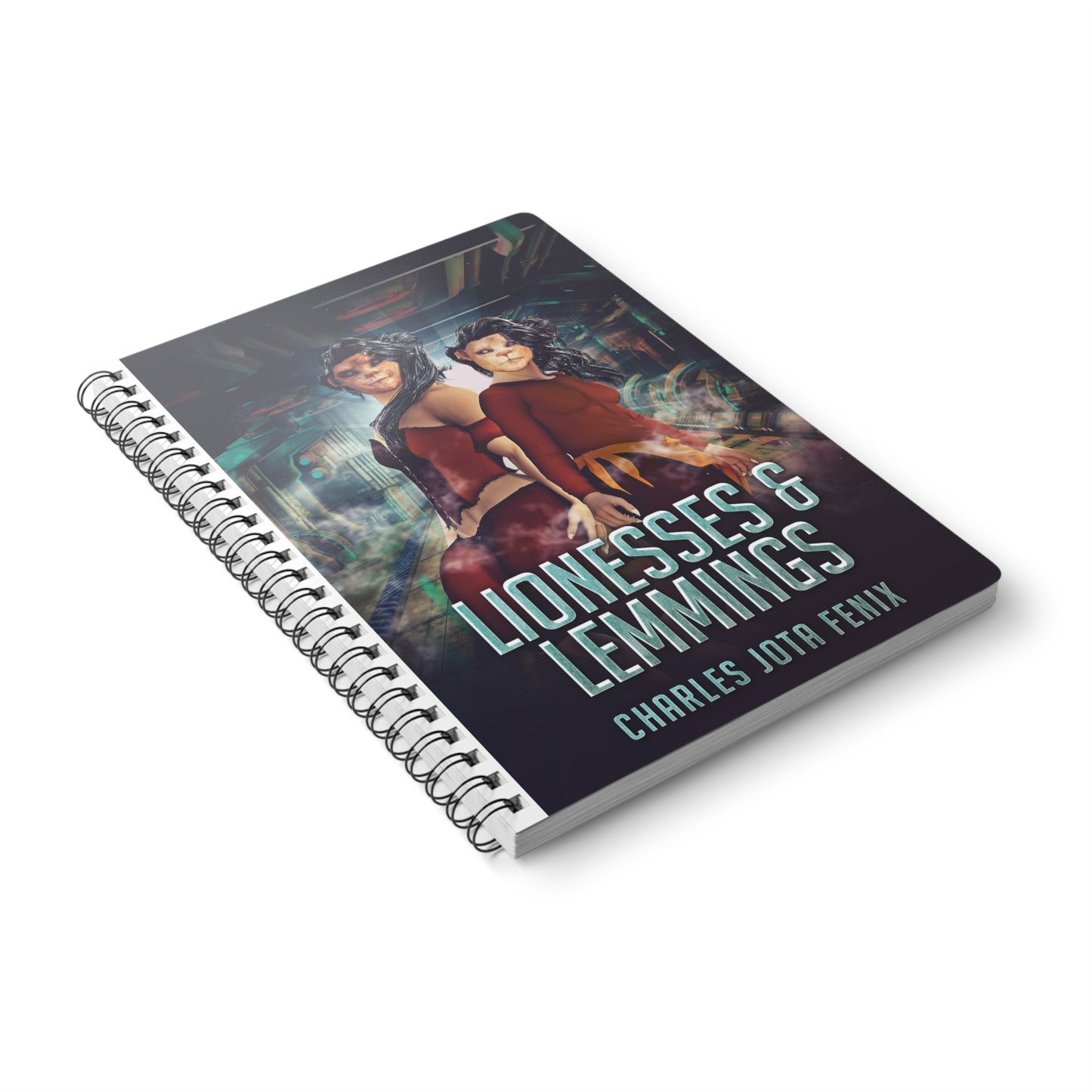 Lionesses & Lemmings - A5 Wirebound Notebook