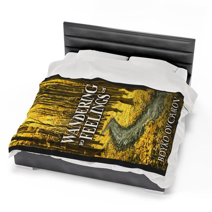 Wandering Feelings - Velveteen Plush Blanket