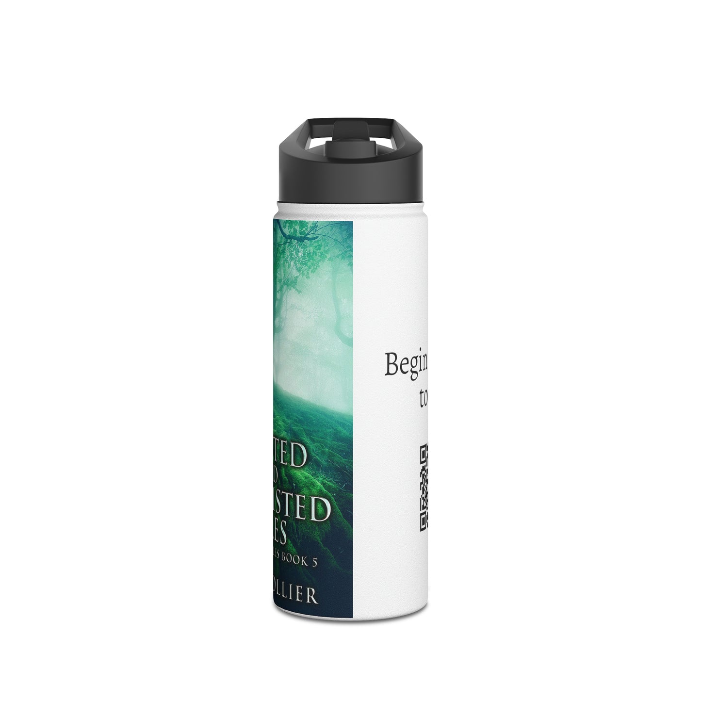 Twisted And Untwisted Tales - Stainless Steel Water Bottle