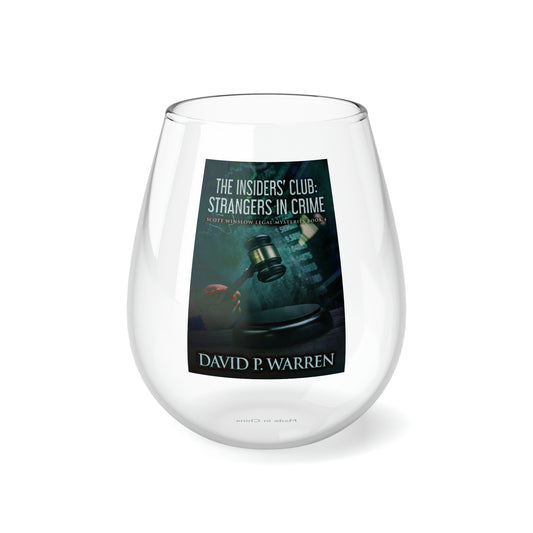 The Insiders' Club - Stemless Wine Glass, 11.75oz