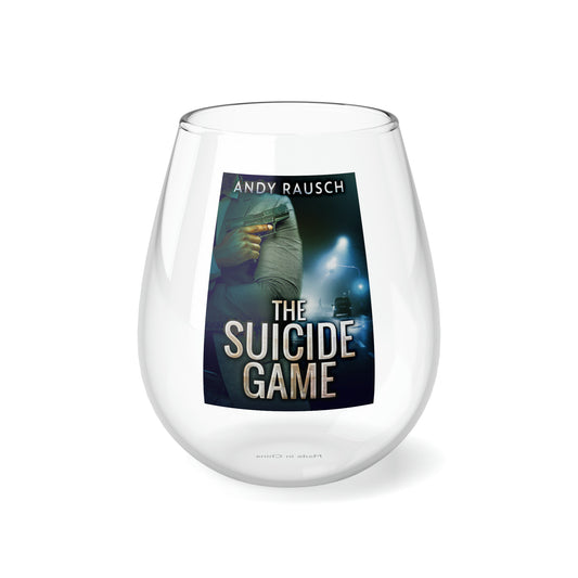 The Suicide Game - Stemless Wine Glass, 11.75oz