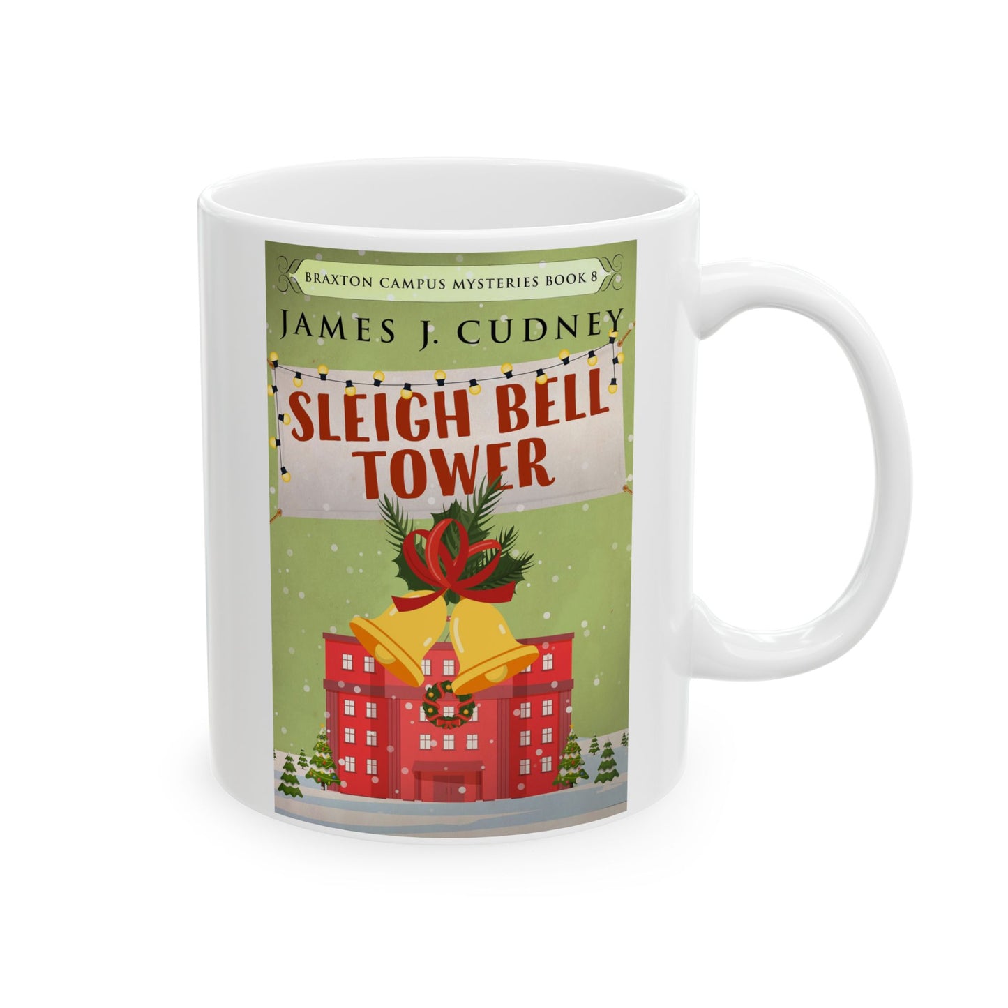 Sleigh Bell Tower - White Coffee Mug