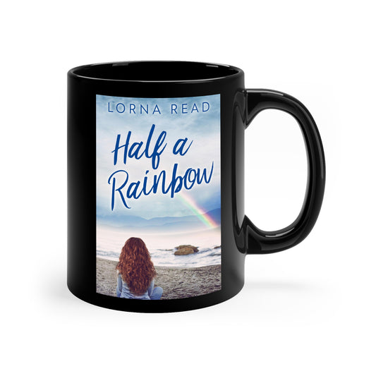 Half A Rainbow - Black Coffee Mug