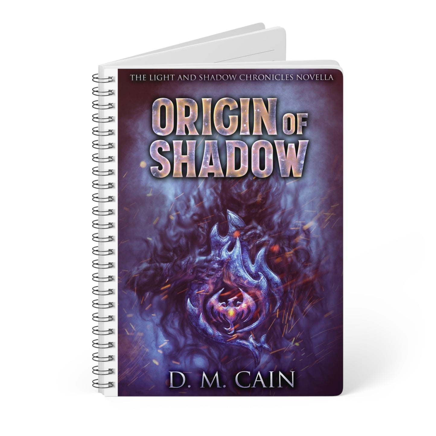 Origin Of Shadow - A5 Wirebound Notebook