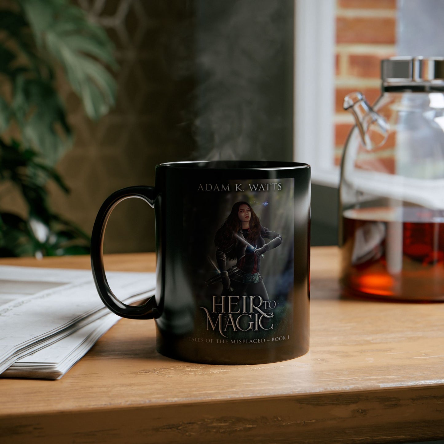 Heir To Magic - Black Coffee Mug