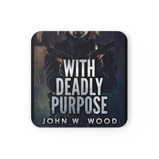 With Deadly Purpose - Corkwood Coaster Set