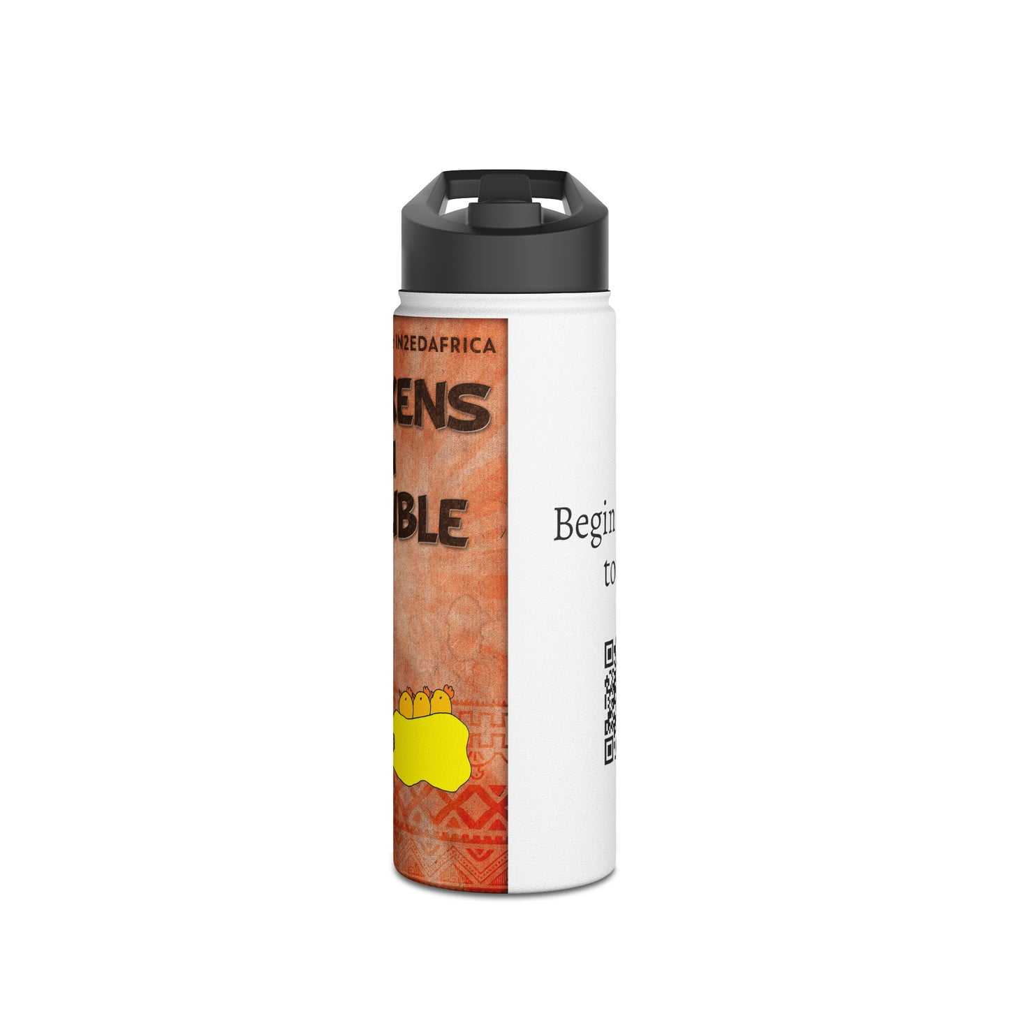 Chickens In Trouble - Stainless Steel Water Bottle