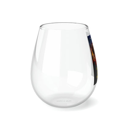 Letters From A Dead World - Stemless Wine Glass, 11.75oz