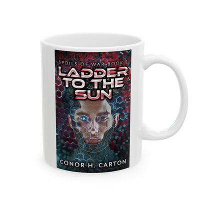 Ladder To The Sun - White Coffee Mug