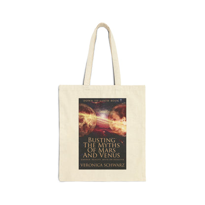 Busting The Myths Of Mars And Venus - Cotton Canvas Tote Bag