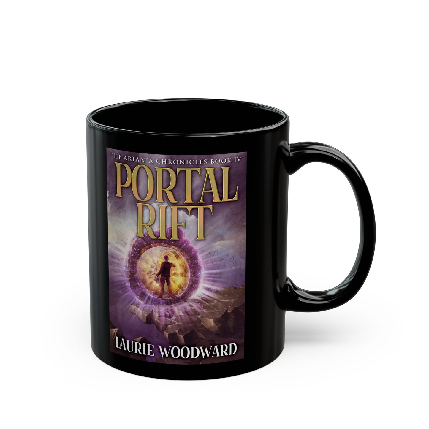 Portal Rift - Black Coffee Mug