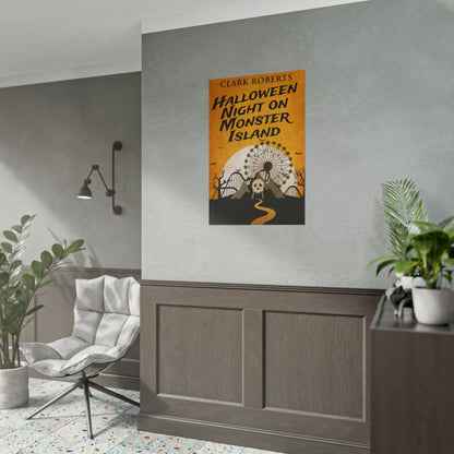 Halloween Night On Monster Island - Poster