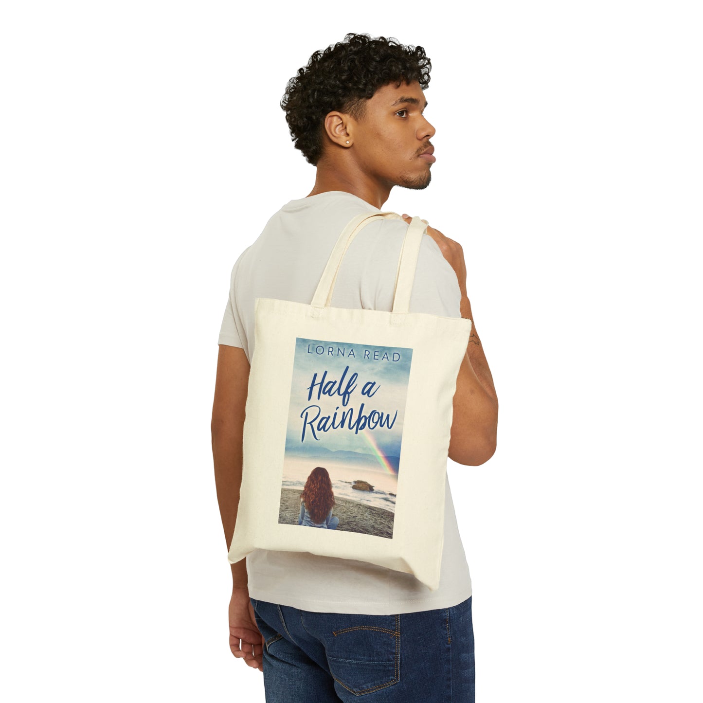 Half A Rainbow - Cotton Canvas Tote Bag