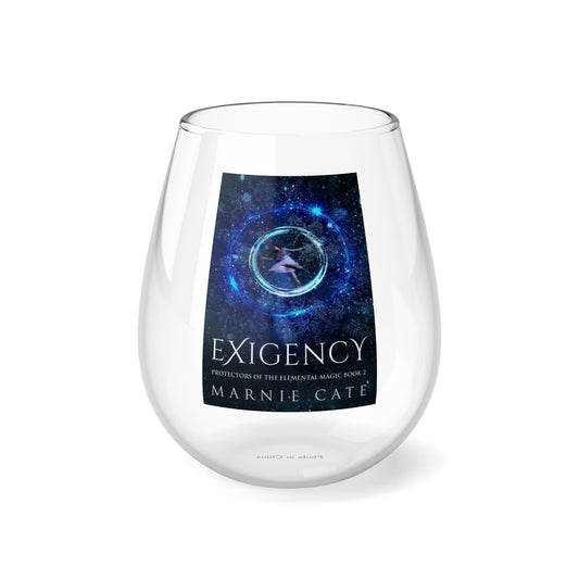 Exigency - Stemless Wine Glass, 11.75oz