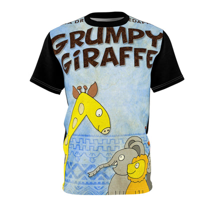 Grumpy Giraffe - Unisex All-Over Print Cut & Sew T-Shirt