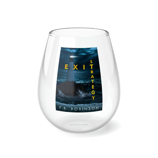 Exit Strategy - Stemless Wine Glass, 11.75oz