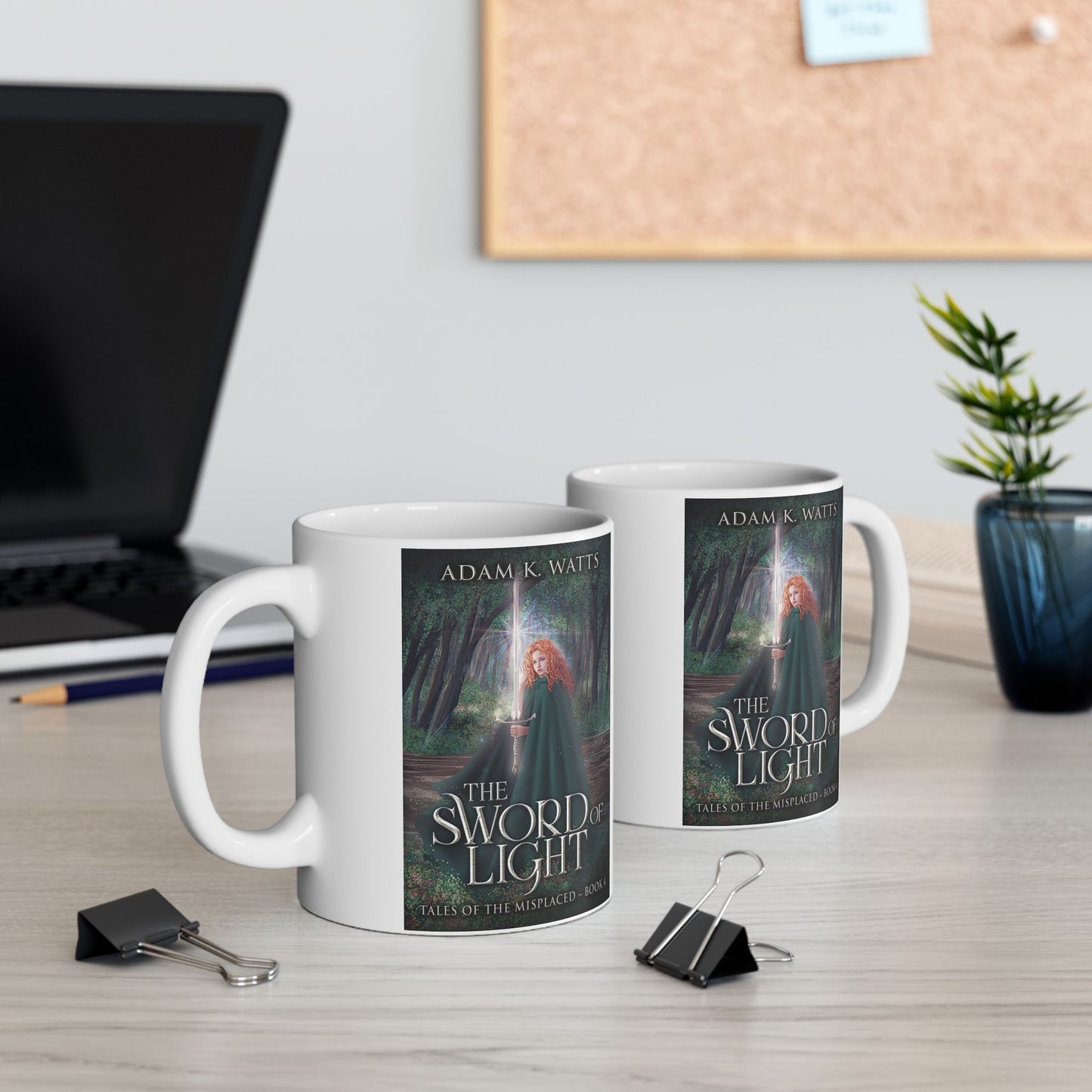 The Sword of Light - White Coffee Mug