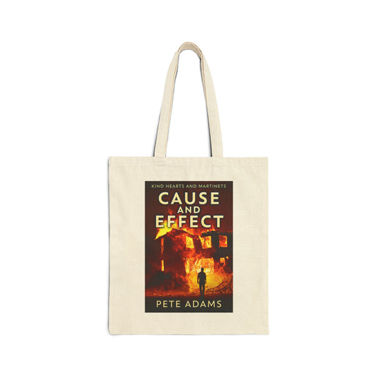 Cause And Effect - Cotton Canvas Tote Bag