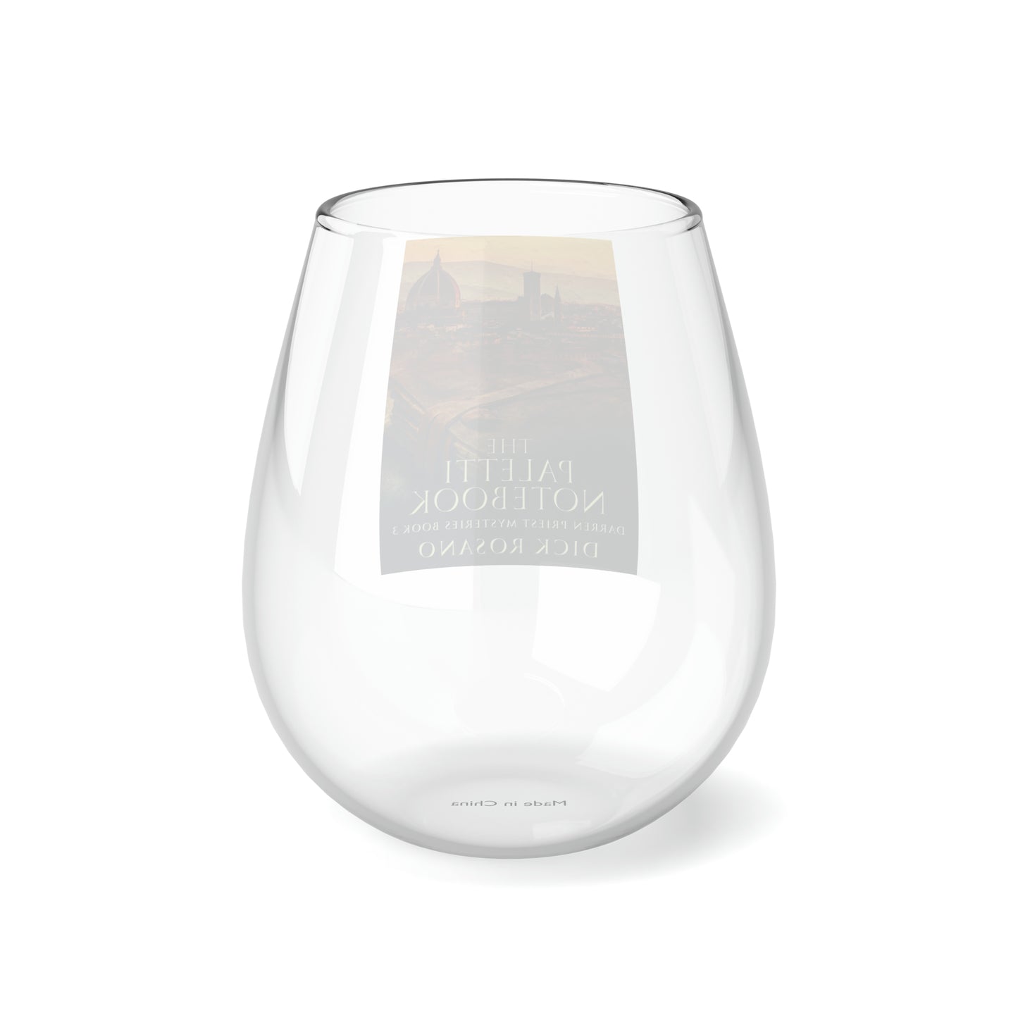 The Paletti Notebook - Stemless Wine Glass, 11.75oz