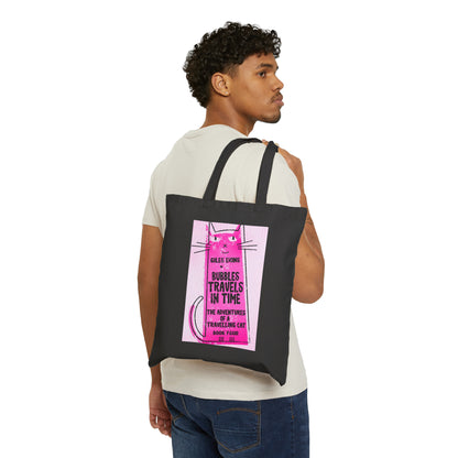 Bubbles Travels In Time - Cotton Canvas Tote Bag