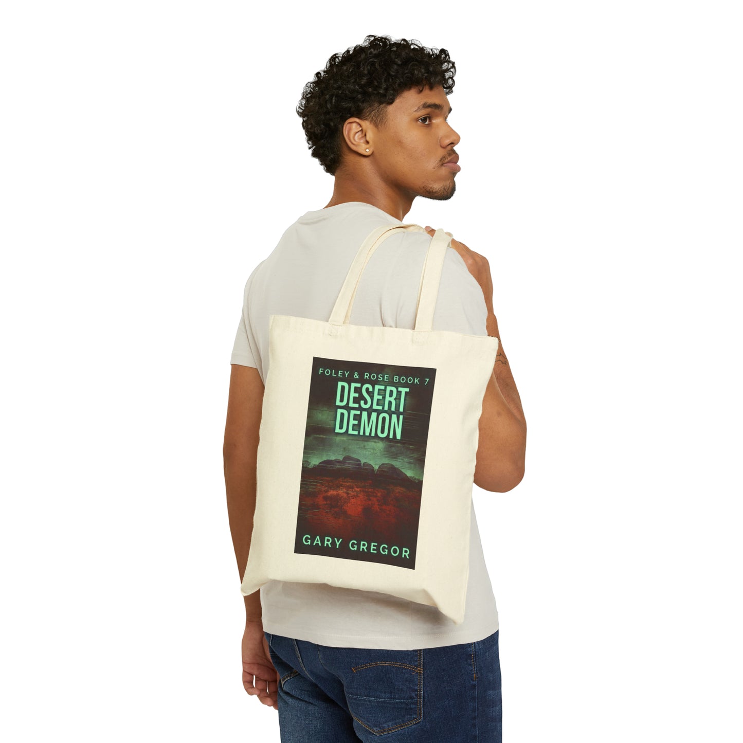 Desert Demon - Cotton Canvas Tote Bag