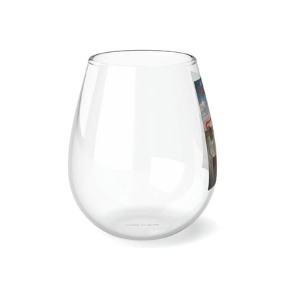 Seven Ways To Jane - Stemless Wine Glass, 11.75oz